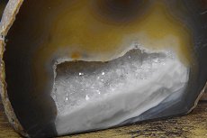 画像4: メノウ原石一面磨き ナチュラル K1874 (4)