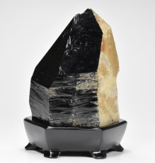 画像4: モリオン（黒水晶）台付 K2142 (4)
