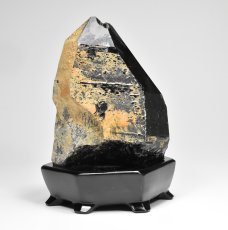 画像7: モリオン（黒水晶）台付 K2142 (7)