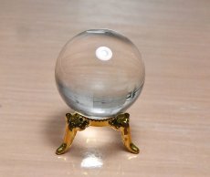 画像2: 水晶 丸玉（甲府磨き） K2259 (2)