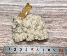 画像10: ゴールデンカルサイト結晶原石［インド産］K2364 (10)