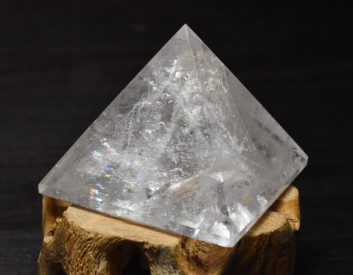 画像1: レムリアン水晶ピラミッド K2288 (1)